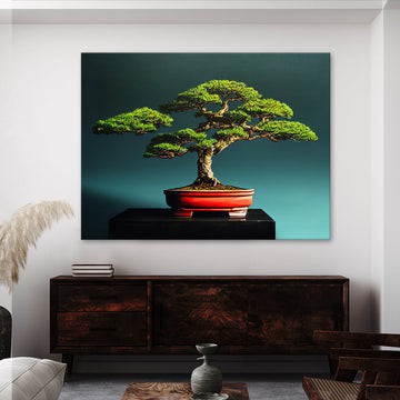Bonsai Tree 5 Canvas Wall Art Print Decor Artwork Picture Painting Poster –  Sense Canvas