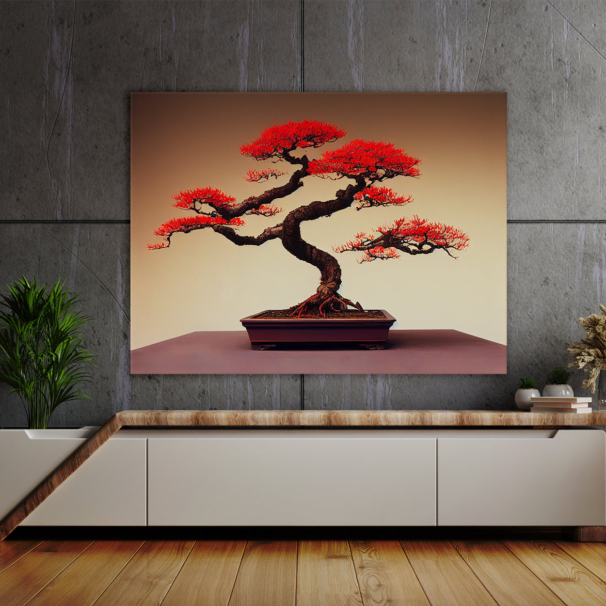bonsai tree artwork Bonsai Tree 6 Wall Art