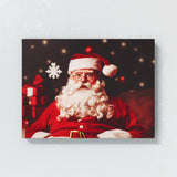 Christmas Santa Claus Reindeer 4 Wall Art