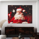 Christmas Santa Claus Reindeer 4 Wall Art