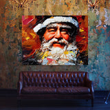 Christmas Santa Claus Reindeer 7 Wall Art