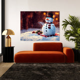 Christmas Snowman 4 Wall Art