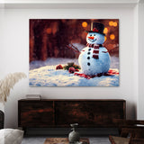 Christmas Snowman 4 Wall Art