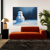 Christmas Snowman 5 Wall Art