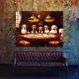 Dogs Poker Chess 5 Wall Art