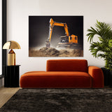 Excavator 1 Wall Art