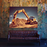 Excavator 3 Wall Art