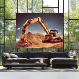 Excavator 3 Wall Art