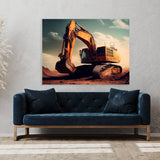 Excavator 4 Wall Art