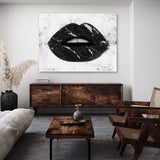 Lips Marble Wall Art