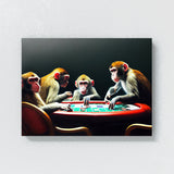 Monkey Poker 2 Wall Art