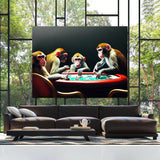 Monkey Poker 2 Wall Art