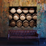 Whiskey Barrels 4 Wall Art