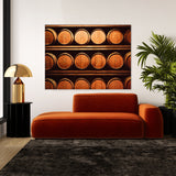 Whiskey Barrels 5 Wall Art