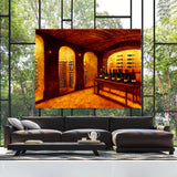 Wine Cellar Barrels 2 Wall Art