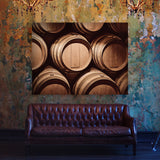 Wine Cellar Barrels 22 Wall Art