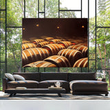 Wine Cellar Barrels 24 Wall Art