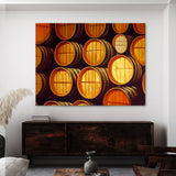 Wine Cellar Barrels 25 Wall Art