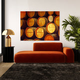 Wine Cellar Barrels 25 Wall Art