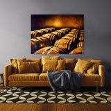 Wine Cellar Barrels 26 Wall Art