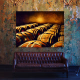 Wine Cellar Barrels 26 Wall Art