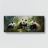 Animal Family Bamboo 80 Wall Art