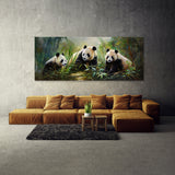 Animal Family Bamboo 80 Wall Art