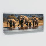 Animal Family River 32 Wall Art