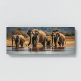 Animal Family River 32 Wall Art