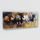 Animal Galloping Grassy Freedom 69 Wall Art