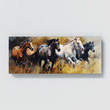 Animal Galloping Grassy Freedom 69 Wall Art