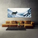 Animal Lone Snowy 35 Wall Art