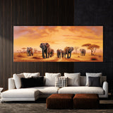 Animal Savanna Golden 4 Wall Art