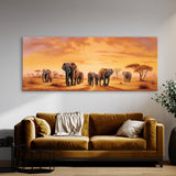 Animal Savanna Golden 4 Wall Art