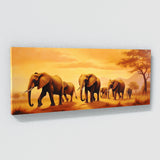 Animal Savanna Golden 5 Wall Art