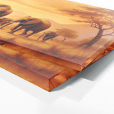 Animal Savanna Golden 5 Wall Art