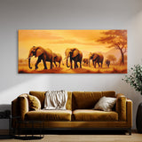 Animal Savanna Golden 5 Wall Art