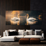 Animal Swans Landscape 96 Wall Art