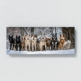 Animal Wild Beauty Wolves Snowy 86 Wall Art