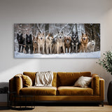 Animal Wild Beauty Wolves Snowy 86 Wall Art