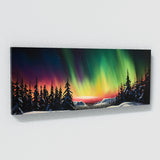 Aurora Borealis Snowy Landscape 17 Wall Art