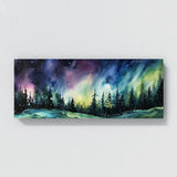 Aurora Borealis Watercolor 10 Wall Art