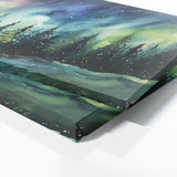 Aurora Borealis Watercolor 10 Wall Art