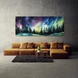 Aurora Borealis Watercolor 10 Wall Art