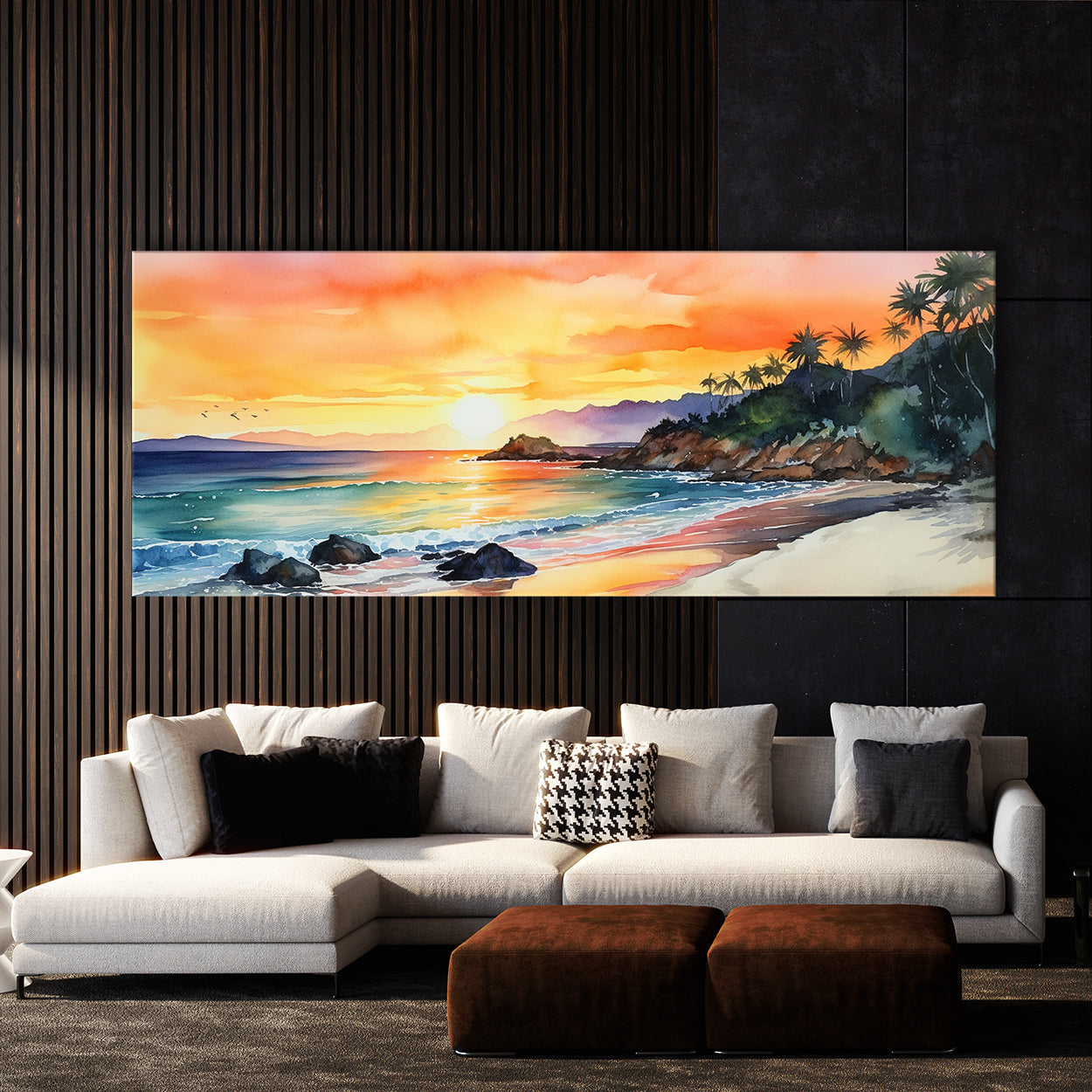 Beach Beauty Wonder Watercolor 202 Wall Art