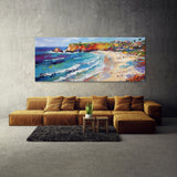 Beach Impasto Textured Bold 180 Wall Art