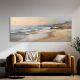 Beach Morning Brushstrokes Hues 191 Wall Art