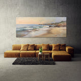 Beach Morning Brushstrokes Hues 191 Wall Art