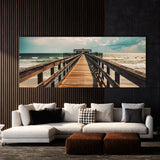 Beach Pier Coexistence 205 Wall Art