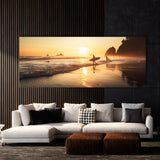 Beach Surfers Energy Excitement 222 Wall Art